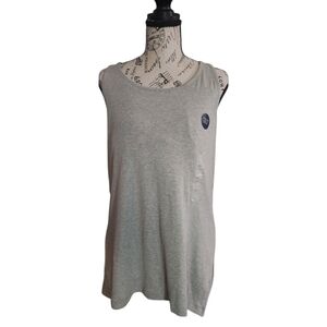 NWT GAP Grey Ribbed Shelf-Bra Tank Top Size XX-Large